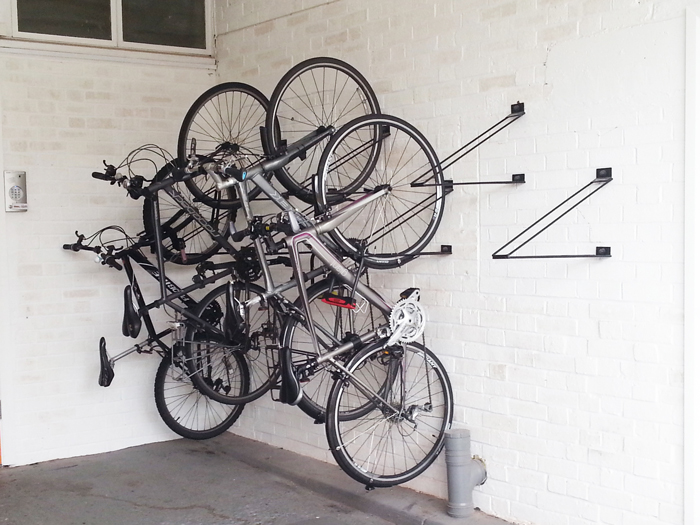 vertical bicycle hanger