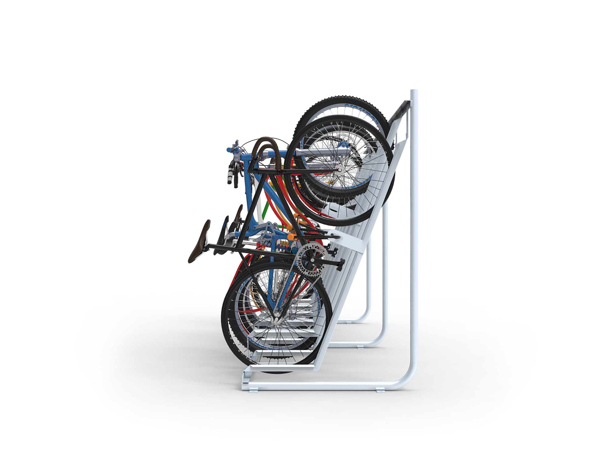 Hot selling Semi Vertical Bike Rack,Bike storage