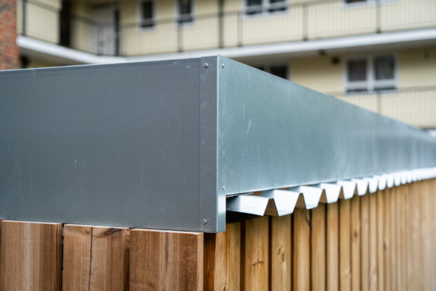 Wood Bike Shelter