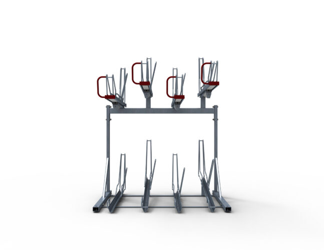 Front view of Optima Two Tier Closed Rack