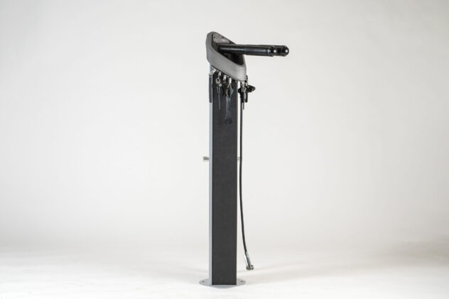 Left hand view of a Cyclehoop Deluxe Bike Repair Stand