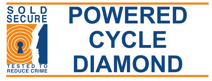 Powered cycle diamond logo
