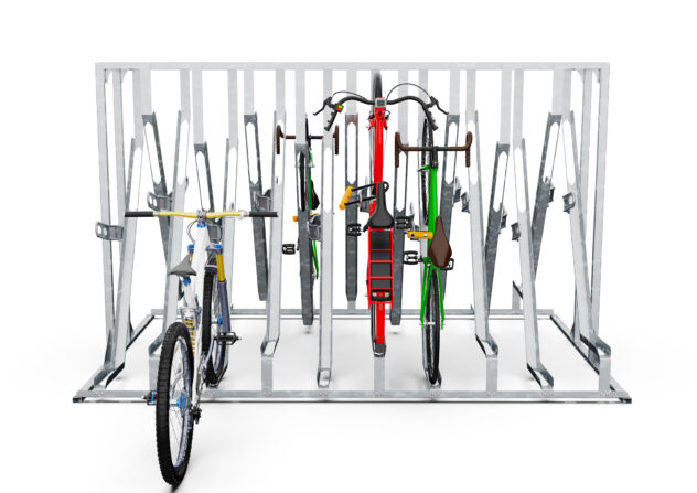 SecurePro Semi Vertical Bike Rack