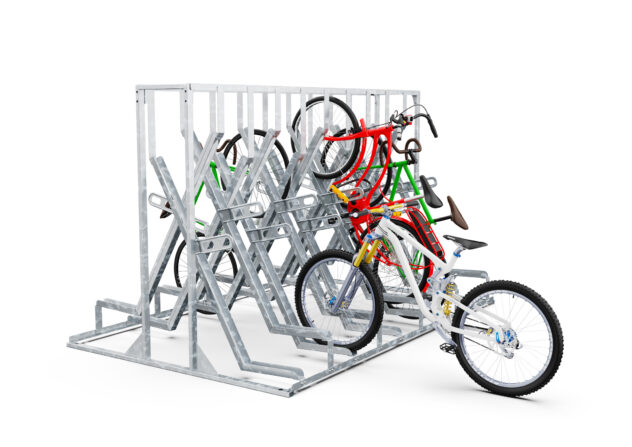 SecurePro Semi Vertical Bike Rack